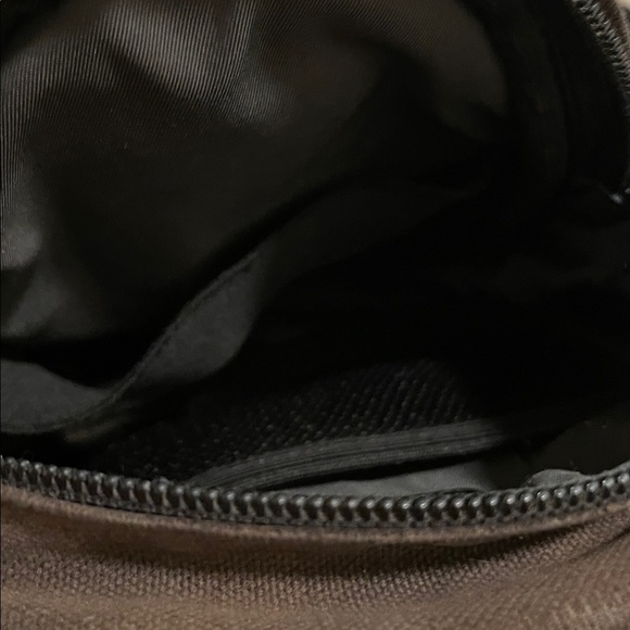 CHANEL Vintage Rare COCO Mark Sports Line Crossbody Sling Bag Canvas Brown Green - Picture 11 of 13